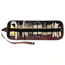 5/40pcs Pottery & Clay Sculpting Tool Set - Multi-Purpose DIY Carving Kit With Knives, Dotting Tools & More - Multicolor - View 14