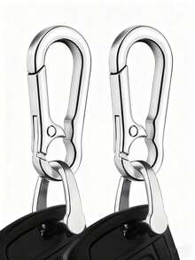 重型钥匙扣夹，弹簧扣钥匙圈链快速释放，男女通用钥匙挂钩