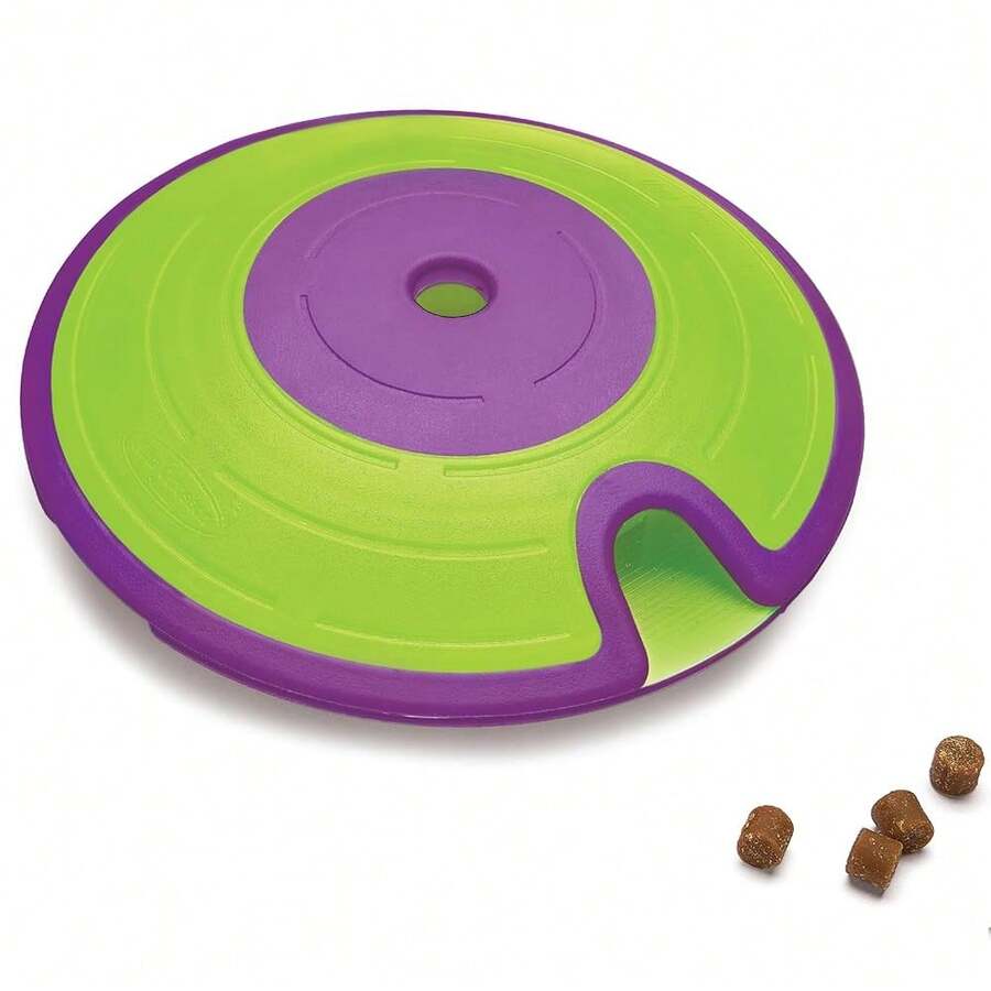 Outward Hound By Nina Ottosson Dog Treat Maze Dog Puzzle Enrichment Toy, Level 2 Intermediate, Green,Green),TreatMaze(Purple - TreatMaze(紫色) - 查看 1