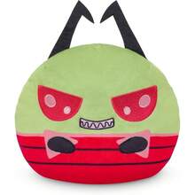 TeeTurtle  Zim - Peluche Reversible de 6 Pulgadas, Zim+ Disfraz Humano, Lindo Animal de Peluche Suave de Kawaii - Verde - Ver 1