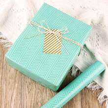 Multicolor Soft Color Gift Wrapping Paper Roll - Turquoise, Pink, Mustard Yellow, Beige With Gold Marble Texture, Accented With Polka Dots And Zigzag Stripes - Suitable For Birthday, Christmas, Valentine's Day Packaging (High-Quality Paper), Christmas Wrapping Paper, Scrapbooking, Sewing Fabric, Gift Wrapping Paper, Scrapbooking Paper - Mixed 6 Wrapping Papers - View 9