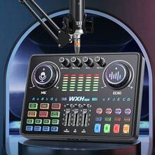 Professional DJ Mixer With AI Audio Chip - Dual Bluetooth 5.3 Low Latency Connection, 2400mAh Rechargeable Battery For 6 Hours Continuous Use, 12 Studio-Grade Audio Effects - Professional Mixing Console - View 3