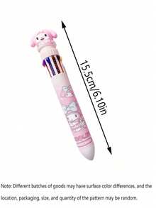 Sanrio 1pc Cute Notebook, Cinnamon Roll Kuromi Melody Anime Memo Pad, Adorable Cartoon Weekly Planner, Writing Paper, Gift For Girls, Back To School Supplies - Multicolor - View 3