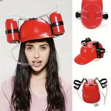 1pc Adjustable Novelty Beverage Helmet With Straw - Soda Cap, Suitable For Bachelor/Bachelorette Parties And Wedding Receptions - Fun Party Accessory For All Occasions: Singles Events, Birthdays, Bar Celebrations, And Adult Ceremonies - Multicolor - View 3