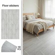 10PCS 51cmx15cm Peel And Stick Flooring Wood Grain Plank Flooring PVC Self-Adhesive Flooring DIY Installation For Bathroom Kitchen Indoor Area Residential Kitchen Accessories Kitchen Items Kitchen Decor Floor Tiles Floor Tiles Self Adhesive Floor Tiles Peel Stick Living Room Decor Room Decor Home Decor - Multicolor - View 17