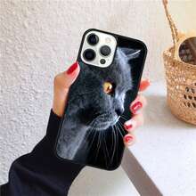 Funda de teléfono de gato British Shorthair compatible con  17 Air 16 PRO MAX 15 14 PLUS 11 12 13, funda trasera, compatible con funda de  17 pro max, funda de  17 pro, funda de  17, funda de  16 pro max - 10 - Ver 6