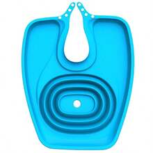 Portable Backwash Tray No Bending Folding Shampoo Basin Home - Blue - View 10