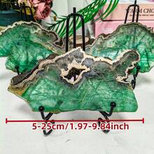 1pc Natural Lapis LaZuli Slice With Reaction - Polished Crystal Piece, Bright Texture, Unique Crystal Style For Home, Living Room, Office Decor, Christmas Gifts, High-End Crystal Art Decoration, Best For Christmas