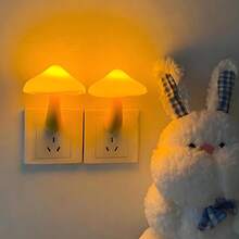 Smart 4pcs Night Lights - Plug-In With Dusk-To-Dawn Sensor - Automatically Turn On And Off For Bedroom, Bathroom, Hallway, Kitchen - 菇 - 查看 1
