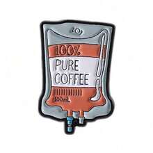 English Pins Clothes Collar Pins Medical Coffee Bags Brooches Accessories Metal Badges - QHXZ3824 - Xem 2