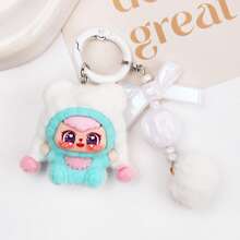 Cute Dora Keychain Plush Grain Keychain For Bag Hanging Keychain On The Phone Car Interior Decoration Dollhouse Diy Pendant - Multicolor - View 6