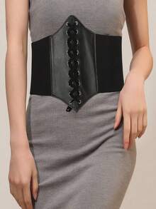 Ceinture étroite et large pour femmes, une ceinture pliable classique de couleur unie, convenant pour les déplacements quotidiens et les tenues élégantes, adaptée aux robes et aux vestes, convenant aux saisons d'automne et d'hiver, à l'école à l'automne, au Nouvel An et à d'autres occasions