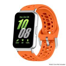 1条全新硅胶表带智能手表手环透气配件替换表带，兼容三星Galaxy Fit3 - for Galaxy Fit3 - 查看 18