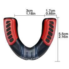 GINGPAI 适用于拳击、泰拳、跆拳道、综合格斗、篮球、摔跤、柔术、足球等运动的护齿 - 彩色 - 查看 6