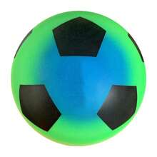 Thick 22cm Rainbow Play Ball, Inflatable Children's Football, Colorful Beach Ball, Summer Toy For Children, Swimming Pool, Park, Garden (- PVC, Deflated)