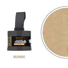 Goiple 0.18oz/5g Gold Hairline Powder, Waterproof & Sweat-Proof, Covers Gray Roots & Sparse Hairline, Includes Soft Sponge Puff & Mirror - Blonde - View 11