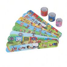 Paw Patrol 24 件装，汪汪队立大功拍手环，派对用品手环，拍手环，彩色手环，减压玩具，生日礼物，派对装饰品，课堂交换奖品，礼品袋填充物，适合日常办公、学习或作为生日礼物、节日派对礼物（款式随机） - 彩色 - 查看 3