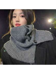 Women's Winter Neck Warmer, Versatile High-Quality Button Design, Warm Neck Gaiter For Women, 2025 New Collection