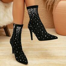 Women Ankle Boots & Booties - Black - View 3