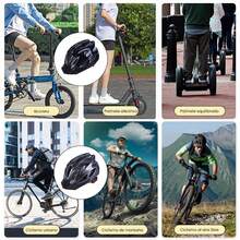 1 pieza  Casco Bicicleta para Hombre y Mujer, Juego de Accesorios para Bicicleta, Casco de Bicicleta con Accesorios a Prueba de Viento e Insectos, adecuado para bicicleta de montaña y de carretera para adultos y jóvenes, protección ajustable de calidad con flujo de aire integrado para ciclismo de montaña y carretera - HO-022 Todo negro - Ver 7