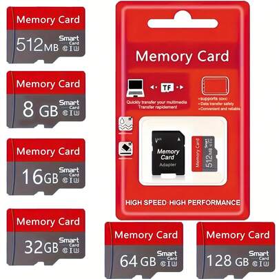 High-Speed SDXC UHS-I Class 10 Memory Card (512MB To 128GB) With SD/ TF Adapter - Fast Multimedia Transfer, Reliable Performance For Smartphones, Tablets, Cameras & Laptops, Smartphone Storage, Futuristic Tech Design, Reliable Data Storage, Advanced Tech Specs, Memory Card For Camera, Micro Sd Memory Card, Portable Storage, Futuristic Design, Compact Storage, Durable Storage, Highquality Card, Storage Device, Camera Users, Laptop Storage, Micro Sd Express Card, Sd Card For Camera, Tf