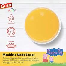 EstiloGlad for Kids - Cuencos de papel de  Friends de 12 onzas, 20 unidades, cuencos desechables para niños con estampados divertidos,  y amigosVersión mejorada - Blanco - Ver 3