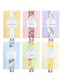 3/6/12件，悬挂式衣柜香囊，衣柜除臭香袋，便携式香囊，衣柜空气清新剂，家用小工具，1/24/36件，公寓必需品，返校用品，香薰，家居清新剂，扩散器，礼物，家居装饰