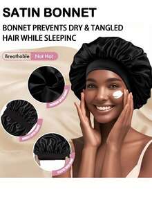 12-Piece Sleep Hair Styling Tool Set Including Curling Iron And Facial Massager, 1 Pillowcase, Queen Set For Hair And Skin, Heat-Free Curling Iron Set, Night Curling Iron, 1 Sleeping Eye Mask, 1 Satin Sleep Cap, Women's Facial Roller Skin Care Tool - Multicolor - View 6