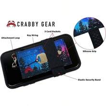 Wallet - Cartera delgada minimalista de bolsillo frontal - Serie Adventure, Estrellas del bosque, Small - Estrellas del bosque - Ver 4