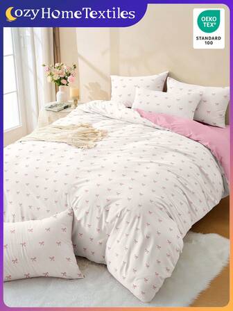 2/3pcs Duvet Cover Set, Bedding, Bedding Set, Skin-Friendly And Comfortable, Cartoon Style Comforter Cover Set, Soft And Anti-Pilling, Cute Home Textile, More Color Series Comforter Cover And Pillowcases, Quilt Core And Pillow Insert Not Included, Fits For Twin Full King Queen All Size Beds, Suitable For All Seasons, Chic Lovely Decorative Comforter Cover Set For Bedroom Dorm, Machine Washable, Autumn Decor, Room Decor, Bedding Set, Oeko-Tex