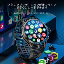 LOKMAT APPLLP 4 Smartphone Watch, 1.508 Inch AMOLED Screen, Supports 4G/5G SIM Card Compatible With Android And Phone Devices, 180° Pull-Out Nub HD Camera, Cellular Data Network, Wi-Fi Network Connection, Download Of ThirdParty Applications, Equipped With Android System 8.1 - APPLLP 4 - View 11