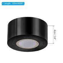 1.6\X400Ft Hot Stamping Foil Paper,Heat Transfer Hot Stamping Paper Foil Roll For Leather DIY Logo Decor Craft Gift Card Package Scrapbook,Black,1.6inchx400Ft,Black - 黑色的 - 查看 3
