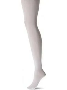 Women's Ultrasoft Microfiber Footed Tights - White - View 1