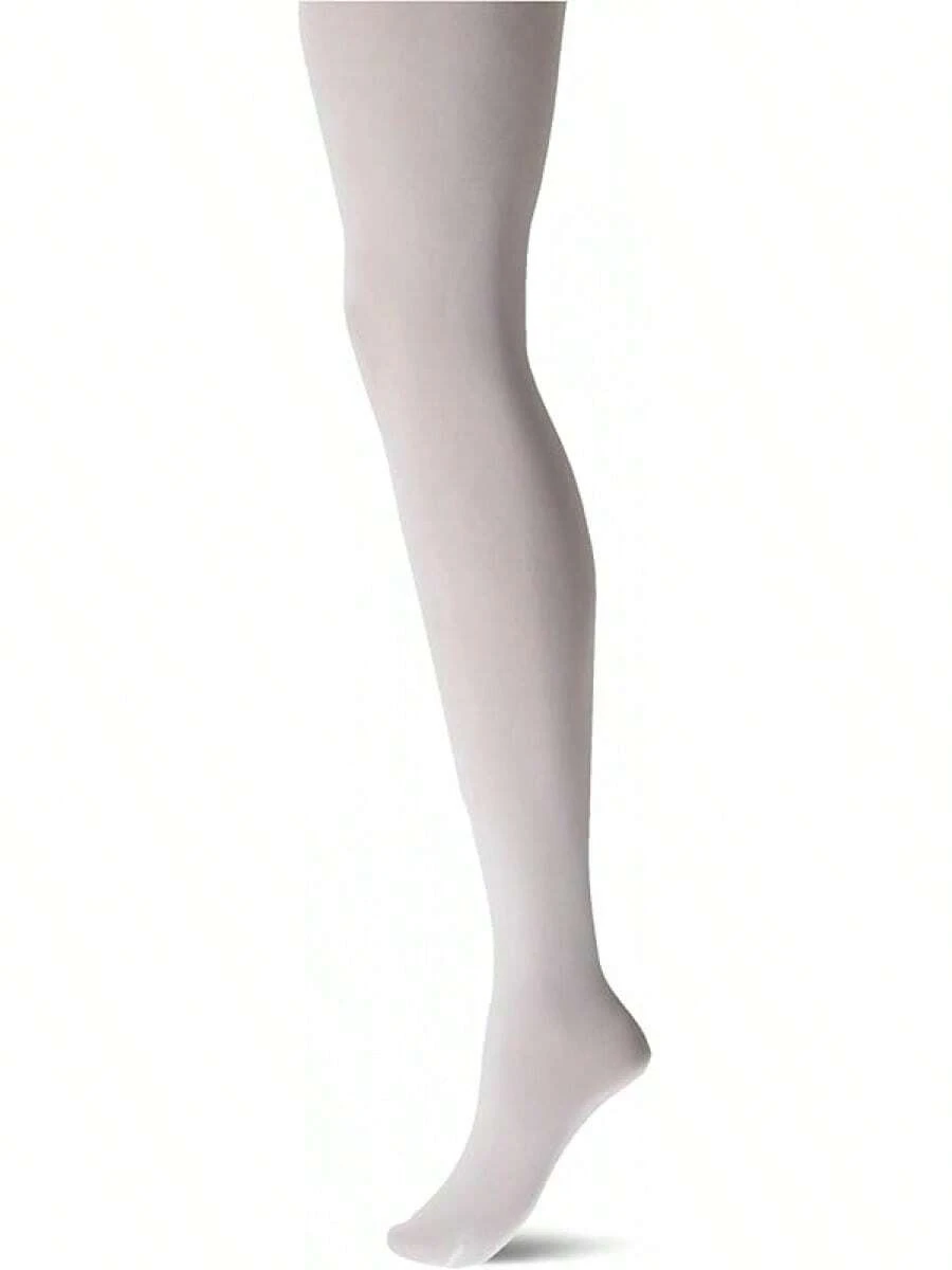 Women's Ultrasoft Microfiber Footed Tights - White - View 1