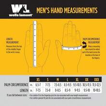 Wells Lamont - Guantes de trabajo de piel para hombre, piel de vacuno de grano, palma reforzada, para construcción, agricultura, ganadería, ajuste ergonómico, pulgar Keystone, muñeca elástica(2X-Large (Pack of 1)) - Multicolor - Ver 6