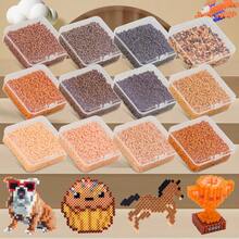 3000pcs 2.6mm Transparent Boxed Mini Fuse Beads Pixel Fusion Beads, DIY High Quality Handmade Gifts, Perfect For Christmas, Halloween, Holiday Gifts - Perler Beads a - View 1