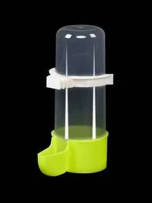 1 Pet Bird Automatic Water Feeder Parrot Pearl Bird Kettle Large Bird Feeder With Buckle Automatic Water Feeder, Bird Automatic Water Feeder, Millet Box, Parrot Water Drinker, Kettle Bird Supplies, Dual-Purpose, Drinking Water And Feeding, Automatic Water Feeder. - White - View 21