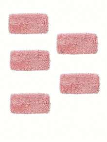 Miếng lau nhà siêu sợi microfiber tái sử dụng - Khăn lau ướt/khô siêu thấm hút và bền bỉ, chất liệu polyester màu xám với viền trắng, thiết kế hình tròn, phù hợp với hầu hết các loại chổi lau nhà phẳng, gạch và sàn nhà, có dây chun co giãn tương thích với các loại chổi lau nhà tiêu chuẩn. - Nhiều màu - Xem 9