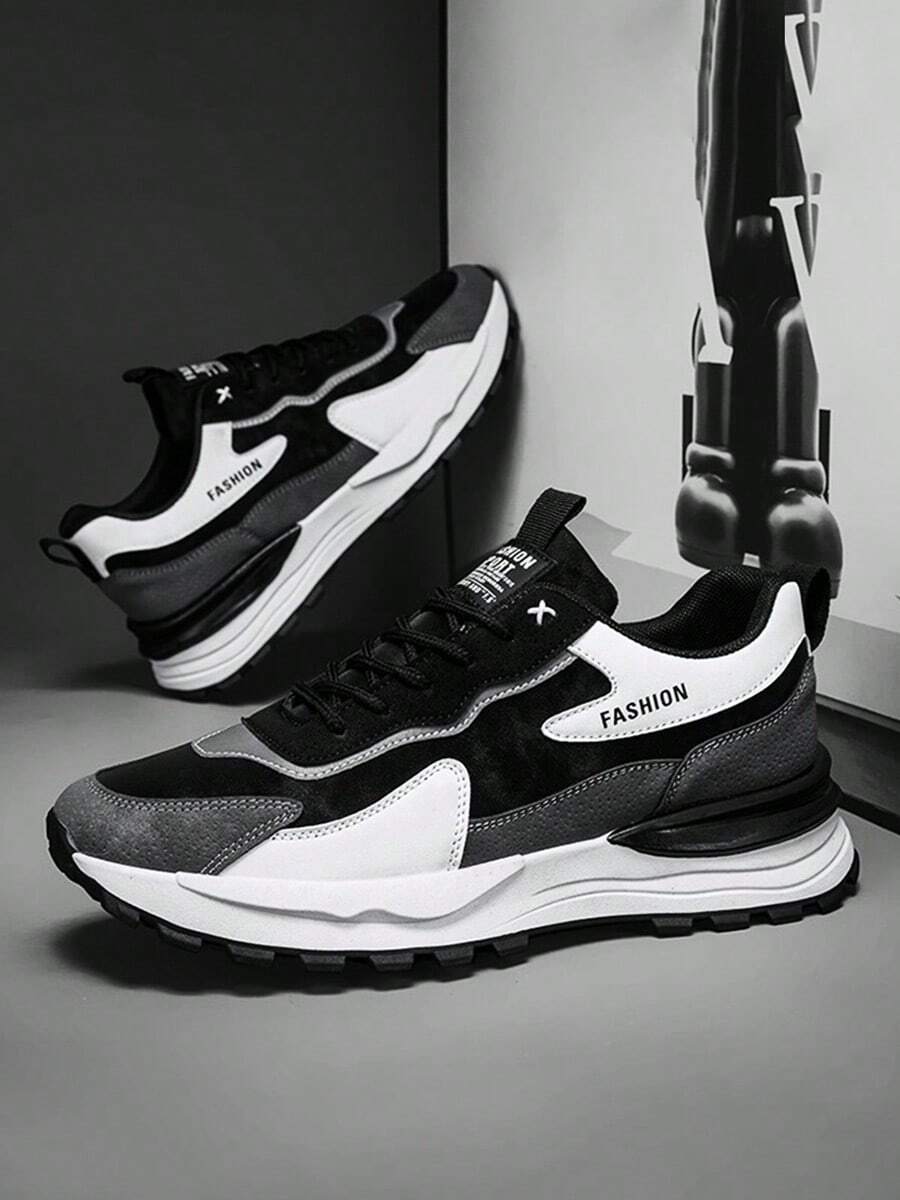 GAN AI Men Sneakers - Black - View 1