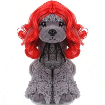 YPeluca divertida para perros y gatos accesorio para la cabeza disfraz para mascotas disfraz para gatos para Halloween Navidad fiestas festivales pelucas para perros pequeños medianos