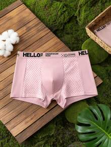 Men's 6/12-Pack Soft Cotton Boxer Briefs, Breathable & Elastic, No Roll-Up Waistband, Tag-Free, Spring & Summer Daily Essential, Runs Small – Please Size Up - Nhiều màu - Xem 3