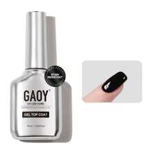 GAOY Stain Resistant Gel Top Coat, 16ml No Wipe Clear Finish For Gel Nail Polish, High Gloss Varnish For Long Lasting UV Light Cure Nail Art DIY - ColorL - 查看 1