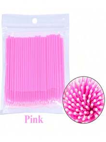 100 chiếc/Chai tăm bông vệ sinh nối mi, dụng cụ nâng mi, cọ chải mi siêu nhỏ, dụng cụ trang điểm - Nhiều màu - View 9