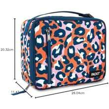 - Fiambrera clásica congelable, , construida con tecnología EcoFreeze plegable, reutilizable, cierre de cierre con bolsillo frontal con cierre y asa de hebilla, perfecta para( Freezable Classic Lunch Box Naranja Leopardo Salvaje) - Multicolor - Ver 9