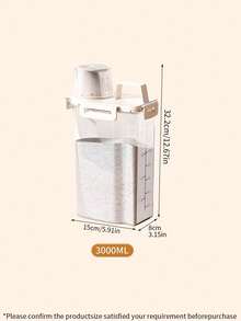 1个/2个宠物食品罐，猫粮储存罐，3000毫升/2500毫升/1750毫升储存容器，用于储存猫粮或狗粮，密封防潮盖带刻度，方便根据需要提供宠物食品，主要目的是防止猫粮/狗粮受潮并防止宠物偷食，使宠物食品储存变得简单。家用宠物食品分类储存盒