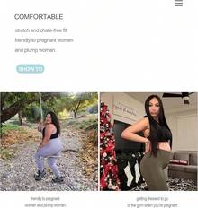 GILLYA Contour 2.0 sin costuras para levantamiento de glúteos y cintura alta para ropa deportiva, yoga, gimnasio - Rosa rojo - Ver 3