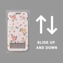Flower Lanyard With ID Card Holder, Plastic Badge Holder With Neck And Wrist Lanyard, Pink Keychain Lanyard For Women, Teacher, Nurse,Flower2 - Hoa2 - Xem 7