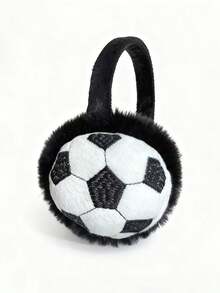 Youngsters's Cute Outdoor Football Cold And Frost Protection Plush Ear Muffs - Multicolor - View 9