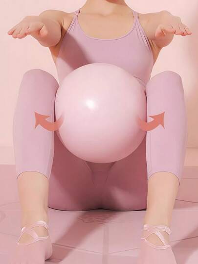 加厚小型普拉提球，防爆防滑迷你瑜伽球，女性健身球，用于盆底肌训练、稳定性拉伸和核心力量锻炼，适合家庭、健身房、办公室锻炼，普拉提器材，瑜伽配件