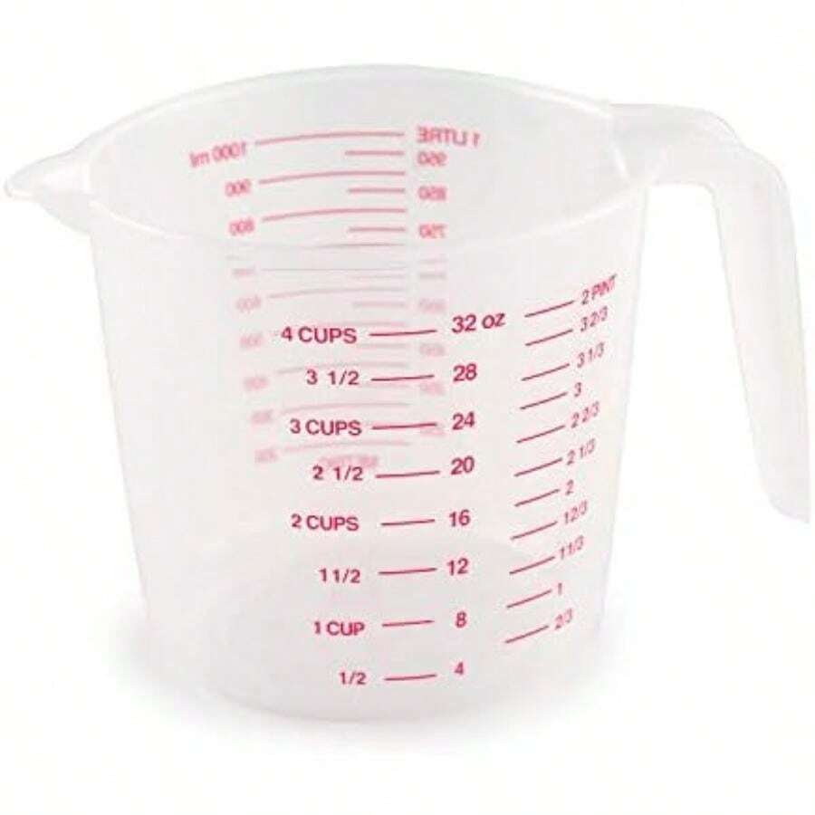Norpro 3037 Plastic Measuring Cup,(32oz (1000ml)) - Multicolor - Ver 1